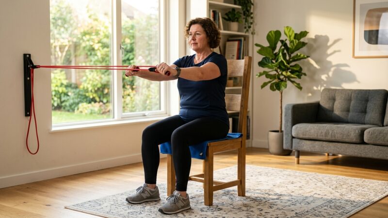Guia Definitivo de Exercícios Adaptados na Cadeira para Obesidade: Mobilidade, Fortalecimento Muscular e Autonomia Funcional Sem Impacto Articular